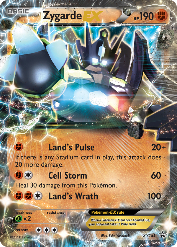 Zygarde EX (XY151) - XY Black Star Promos