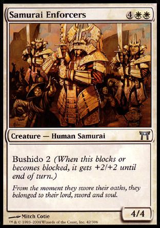 Samurai Enforcers (Champions of Kamigawa) Trading Card