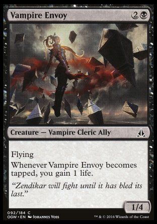 Vampire Envoy (Oath of the Gatewatch) Trading Card