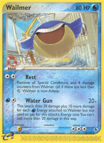 Wailmer (48/109) - Ruby & Sapphire Pokémon Card