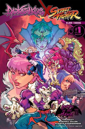 Darkstalkers X Street Fighter: Blood Throne #1 (2nd Ptg)