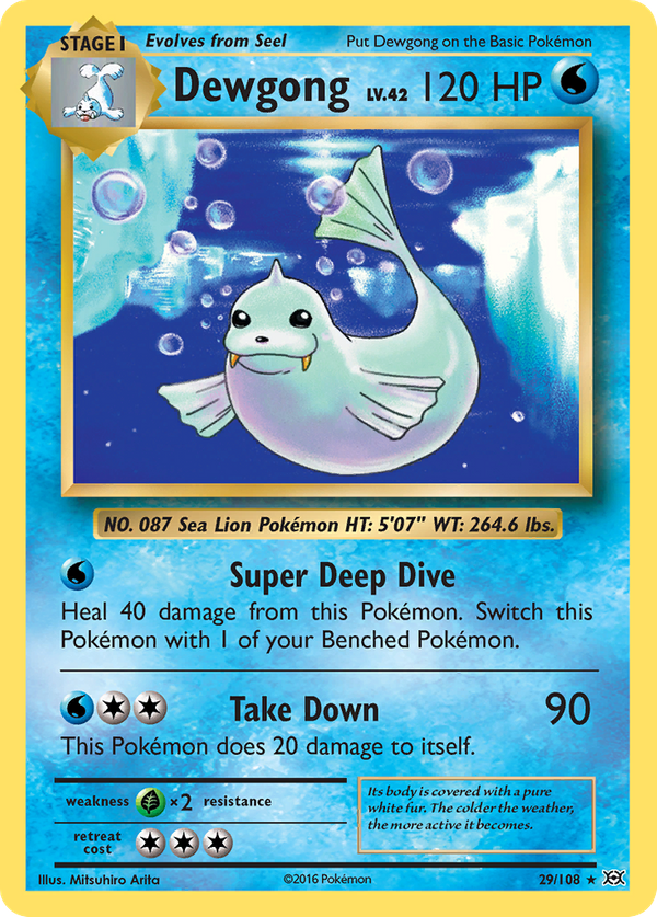 Dewgong (29/108) - Evolutions