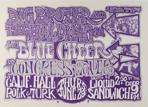 Big Brother & Holding Co. & Blue Cheer California Hall 1967