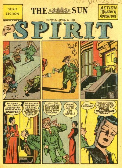 Spirit Section #4/2/1944 Comic