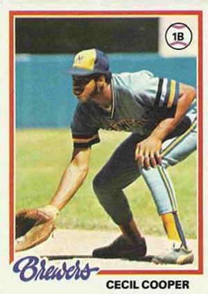 Cecil Cooper 1978 Topps #154