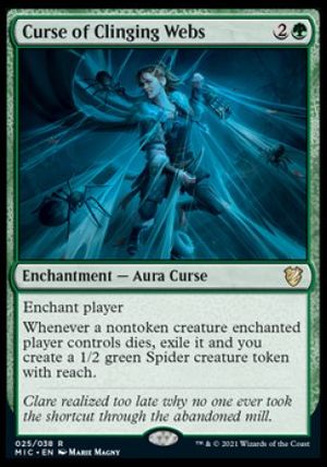 Curse of Clinging Webs (Innistrad Midnight Hunt Commander Decks)