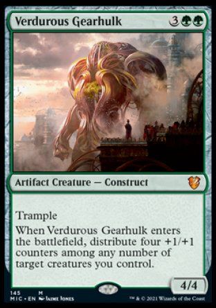 Verdurous Gearhulk (Innistrad Midnight Hunt Commander Decks) Trading Card