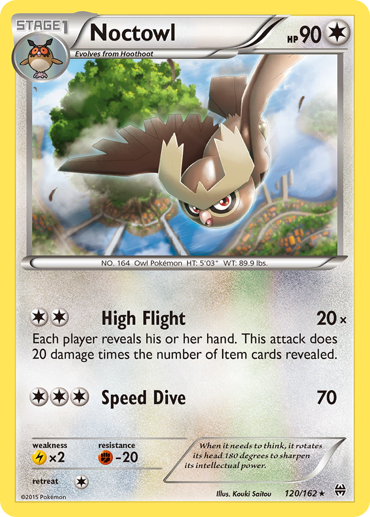 Noctowl (120/162) - BREAKthrough Pokémon Card