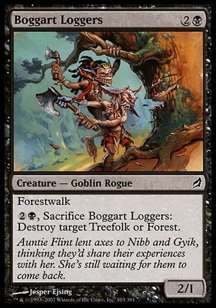 Boggart Loggers (Lorwyn) Trading Card