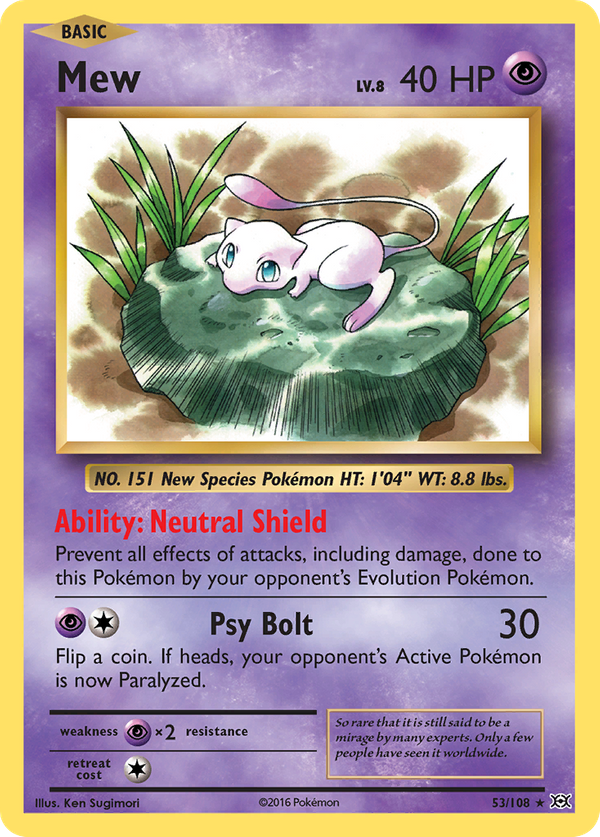 Mew (53/108) - Evolutions