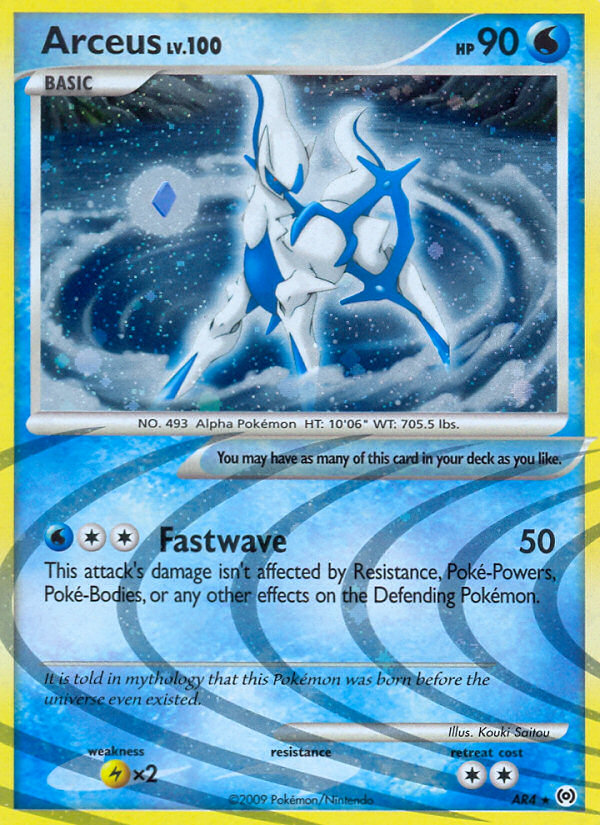 Arceus (AR4) - Arceus Pokémon Card