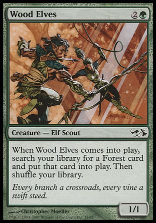 Wood Elves (Elves vs. Goblins) Trading Card