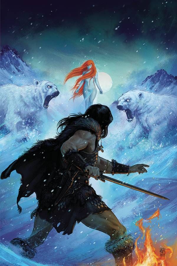Cimmerian: The Frost Giants Daughter #3 (10 Copy Vance Kelly Virgin Cover)