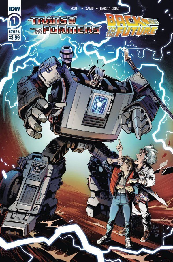 Transformers/Back To The Future #1 Comic