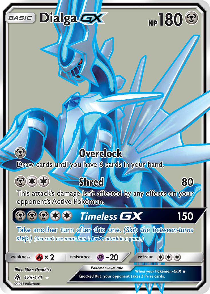 Dialga GX (125/131) - Forbidden Light Pokémon Card