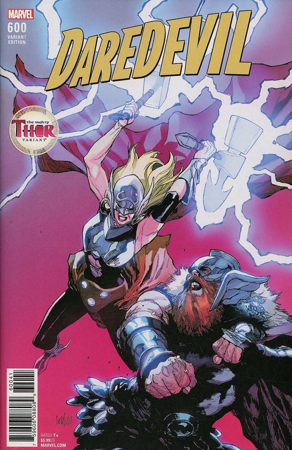 Daredevil #600 (Yu Mighty Thor Variant Leg)