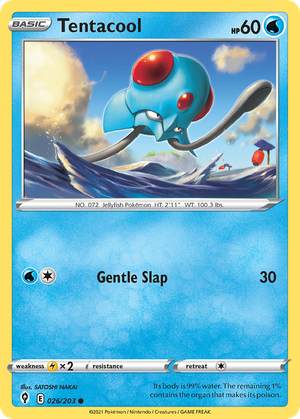 Tentacool (26/203) - Evolving Skies