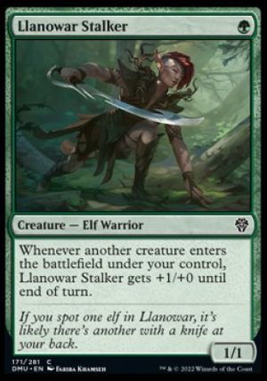 Llanowar Stalker (Dominaria United)