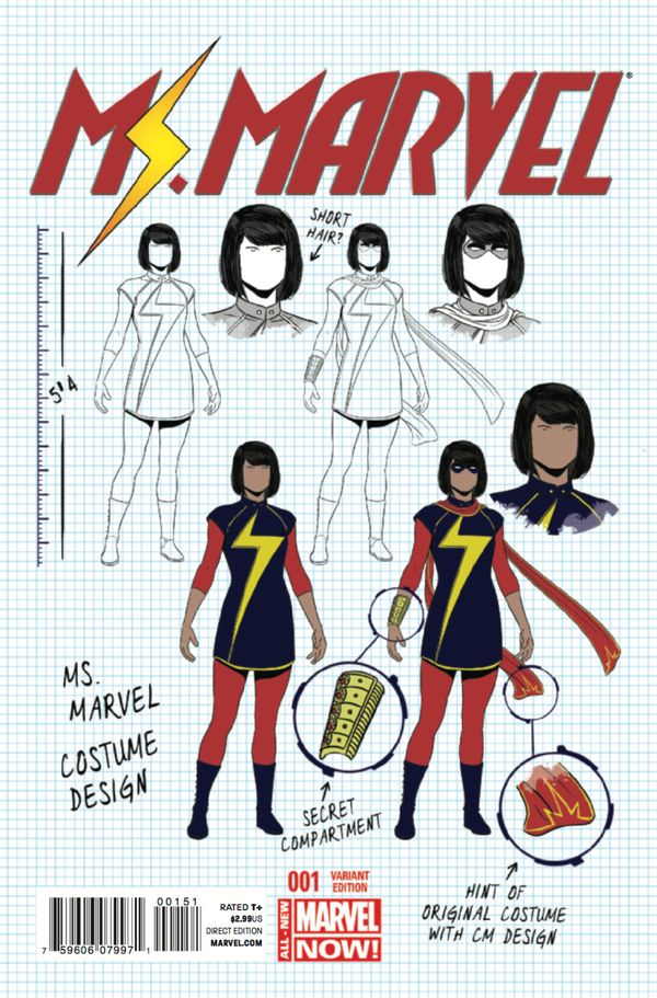 Ms. Marvel #1 (McKelvie Variant Cover)