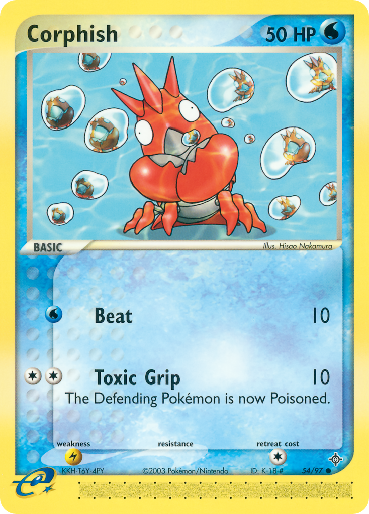 Corphish (54/97) - Dragon Pokémon Card