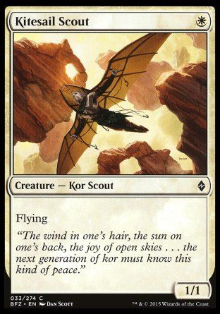 Kitesail Scout (Battle for Zendikar) Trading Card