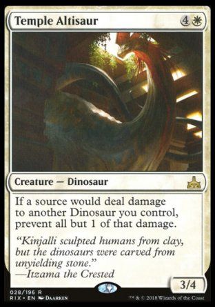 Temple Altisaur (Rivals of Ixalan) Trading Card