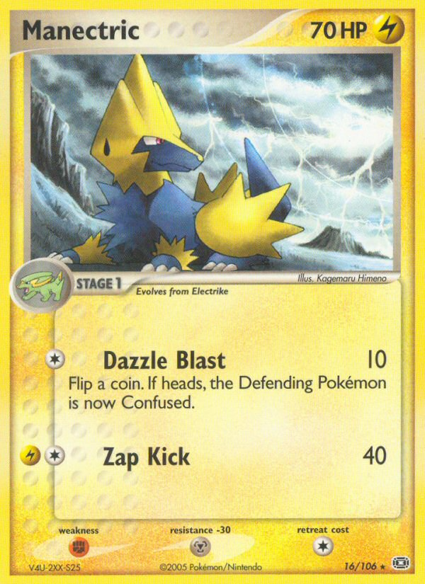 Manectric (16/106) - Emerald Pokémon Card