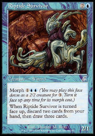 Riptide Survivor (Scourge) Trading Card