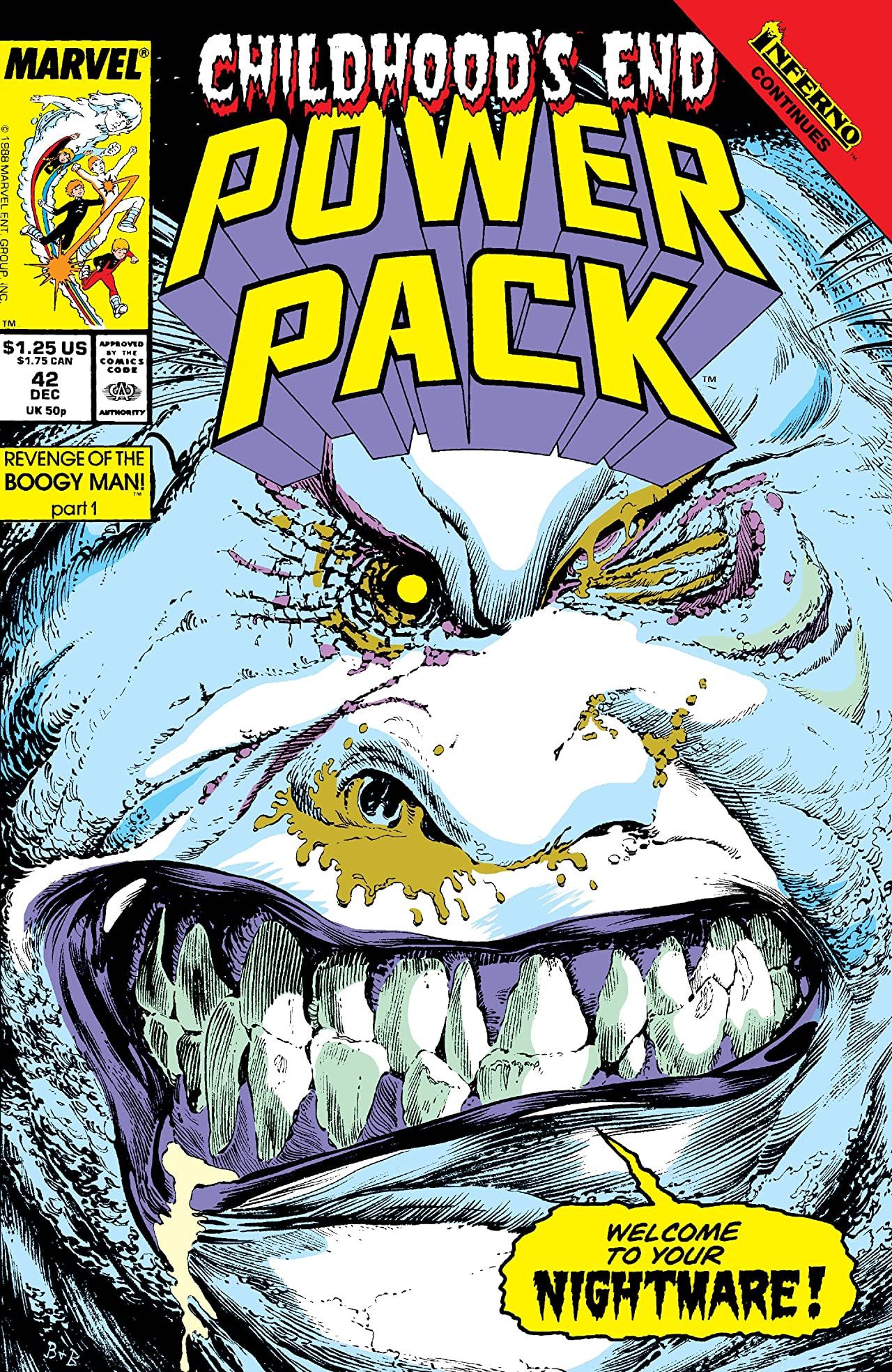 Power Pack #42 Comic