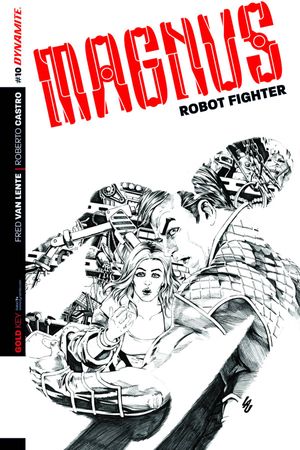 Magnus Robot Fighter #10 (10 Copy Lau B&amp;w Cover)