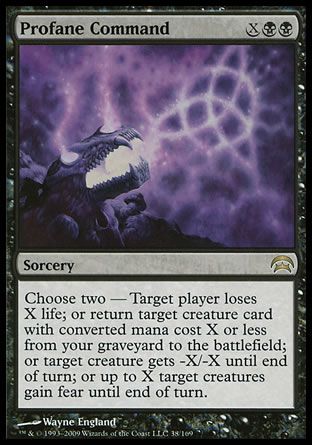 Profane Command (Planechase decks) Trading Card