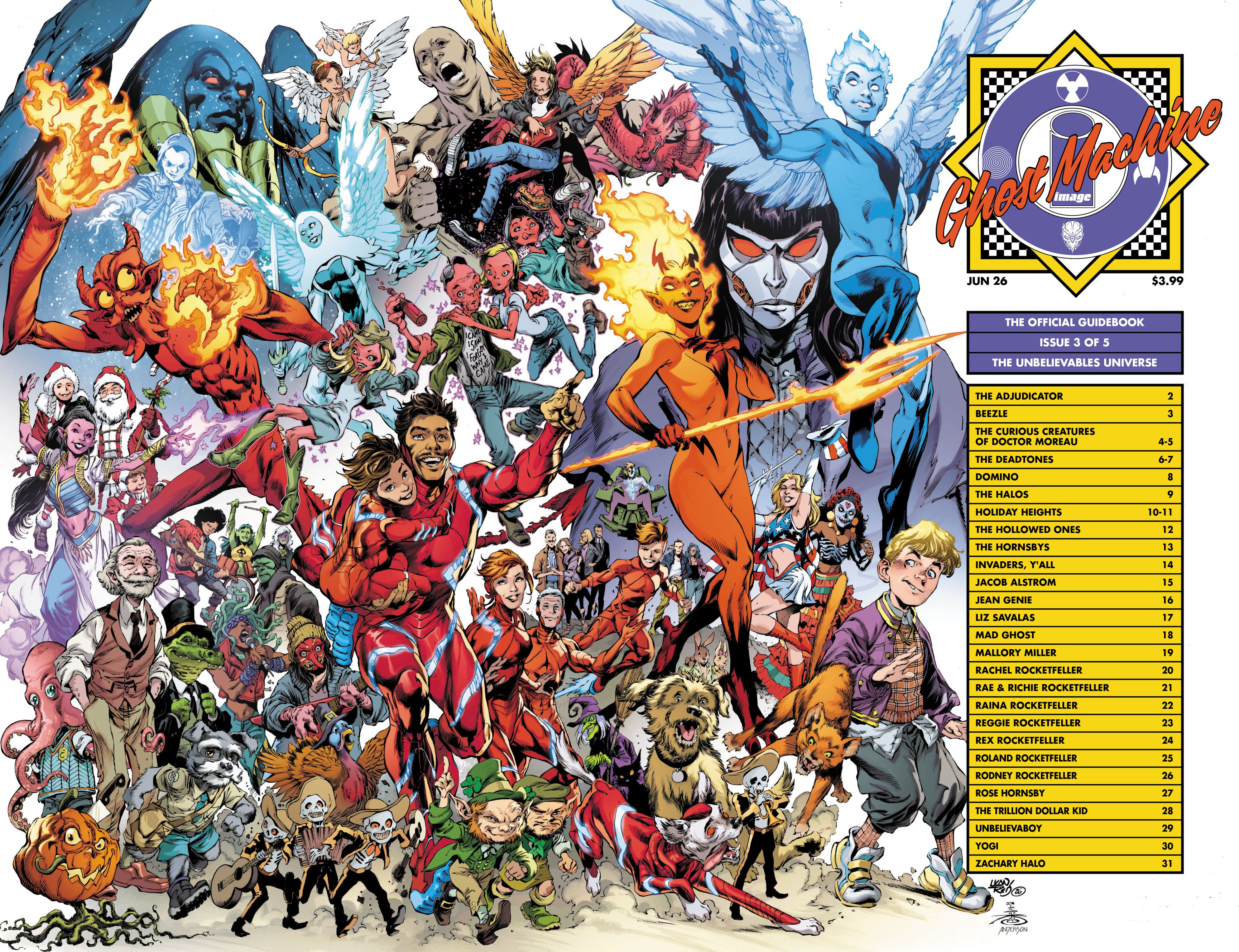 Ghost Machine The Official Guidebook #3 (Cvr C Ivan Reis & Danny Miki Wraparound Variant) Comic