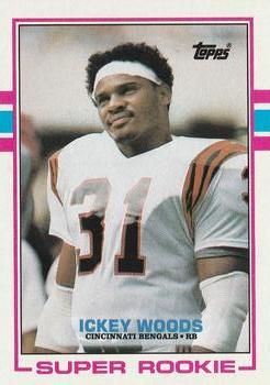 Ickey Woods 1989 Topps #27 Sports Card