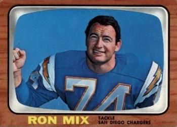 Ron Mix 1966 Topps #128 Sports Card