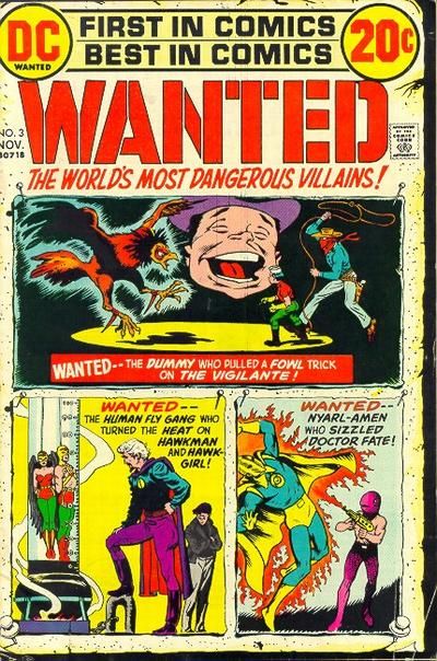 Wanted. The World's Most Dangerous Villains #3 Comic