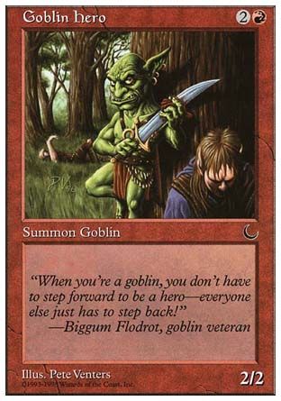 Goblin Hero (Anthologies) Trading Card