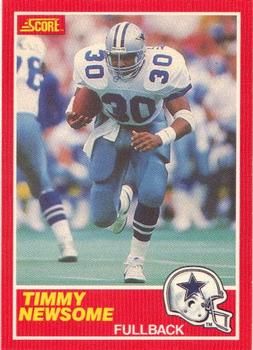 Timmy Newsome 1989 Score #183 Sports Card