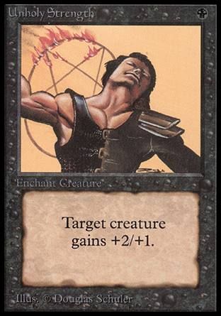 Unholy Strength (Beta) Trading Card