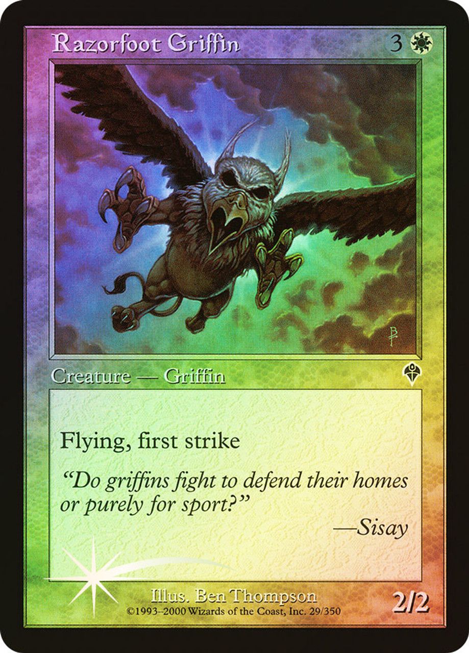 Razorfoot Griffin (Invasion - Foil) Trading Card