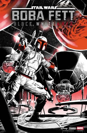 Star Wars: Boba Fett - Black, White & Red #3 (Paulo Siqueira Variant)