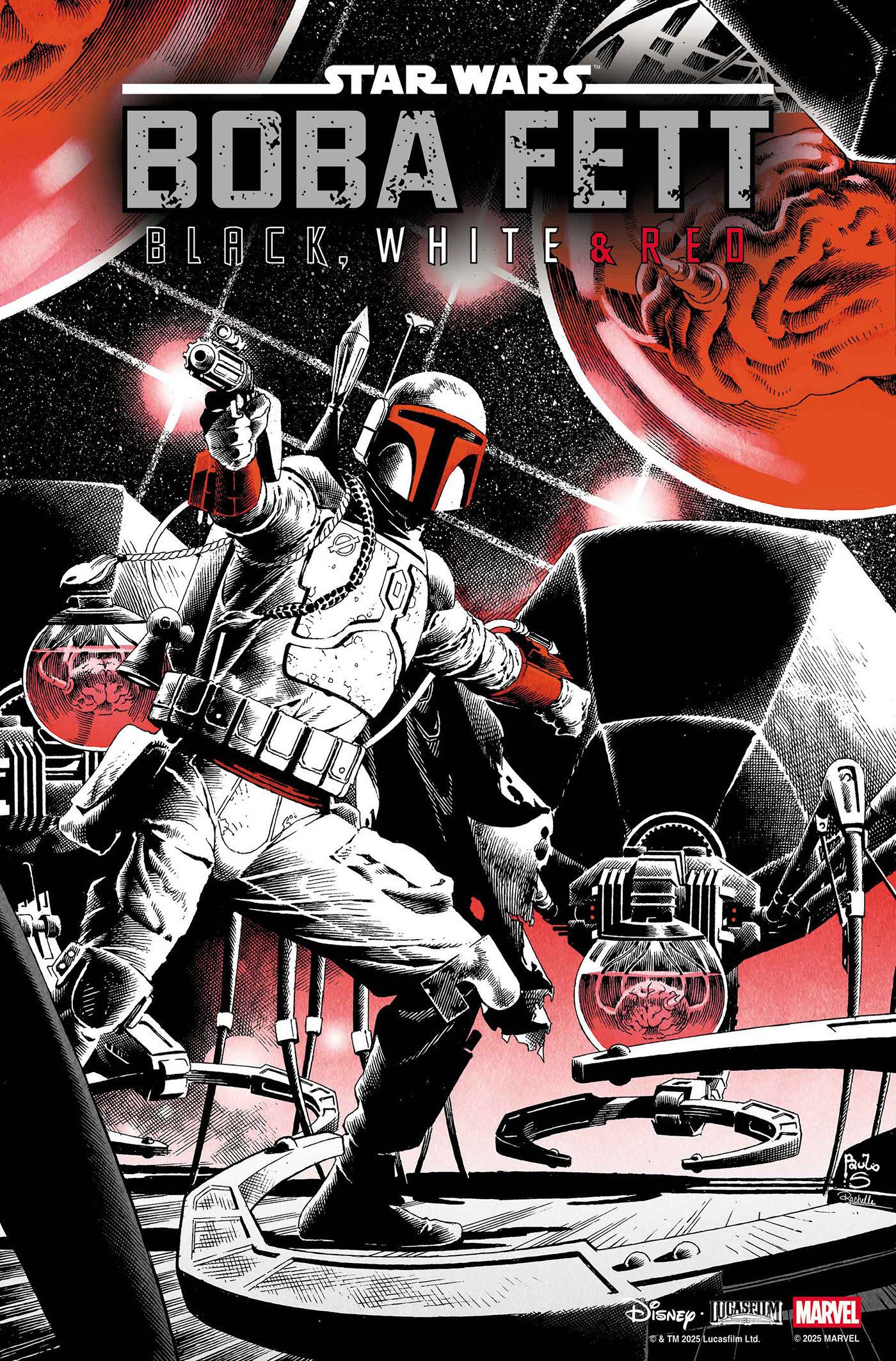 Star Wars: Boba Fett - Black, White & Red #3 (Paulo Siqueira Variant) Comic