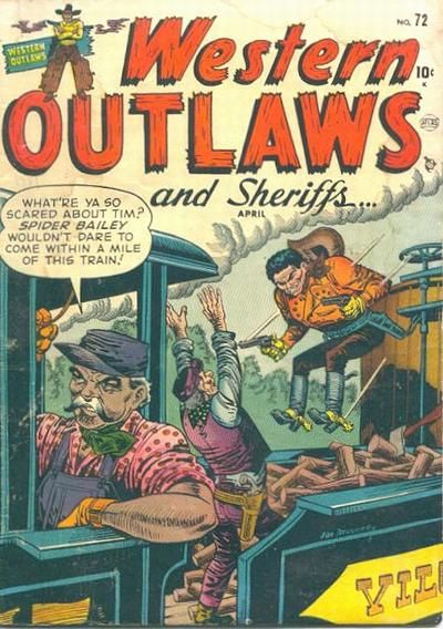 Western Outlaws and Sheriffs #72 Comic
