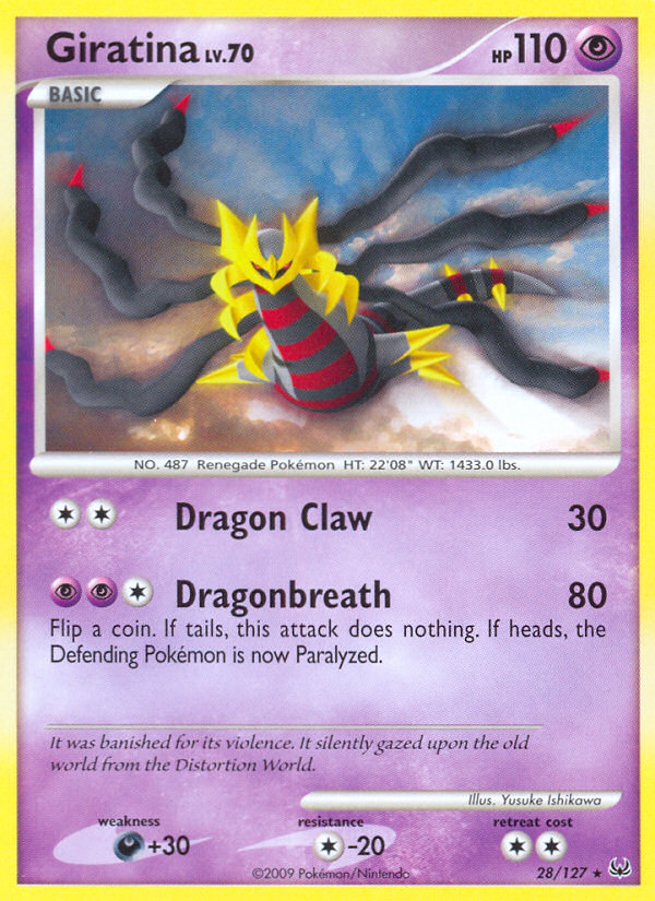 Giratina (28/127) - Platinum Pokémon Card