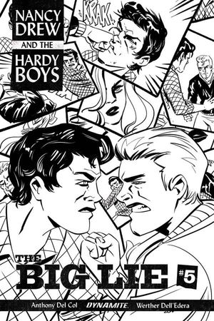 Nancy Drew and the Hardy Boys: The Big Lie #5 (Cover C 10 Copy Charretier B&w)