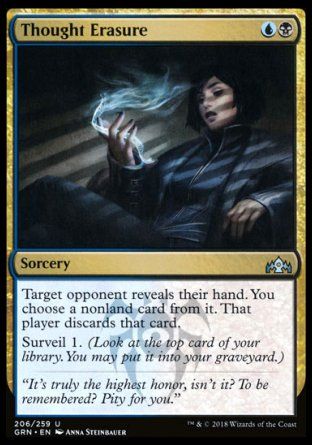 Thought Erasure (Guilds of Ravnica) Trading Card