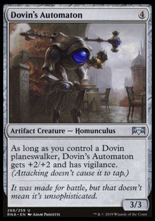 Dovin's Automaton (Ravnica Allegiance) Trading Card