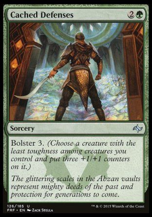 Cached Defenses (Fate Reforged) Trading Card