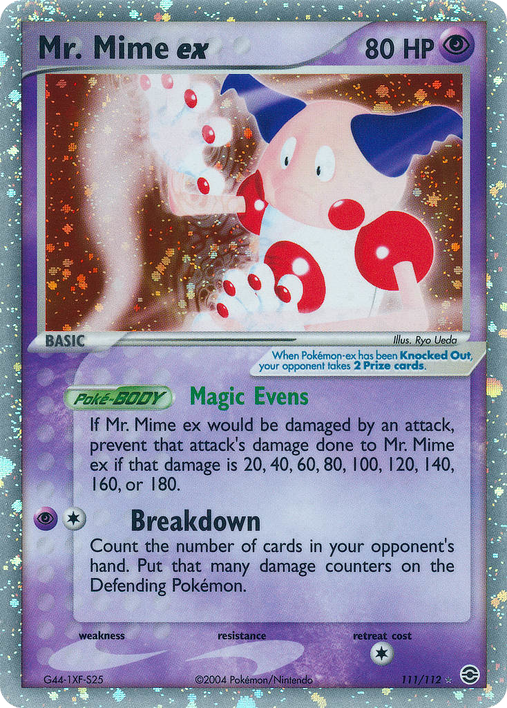 Mr. Mime ex (111/112) - FireRed & LeafGreen Pokémon Card