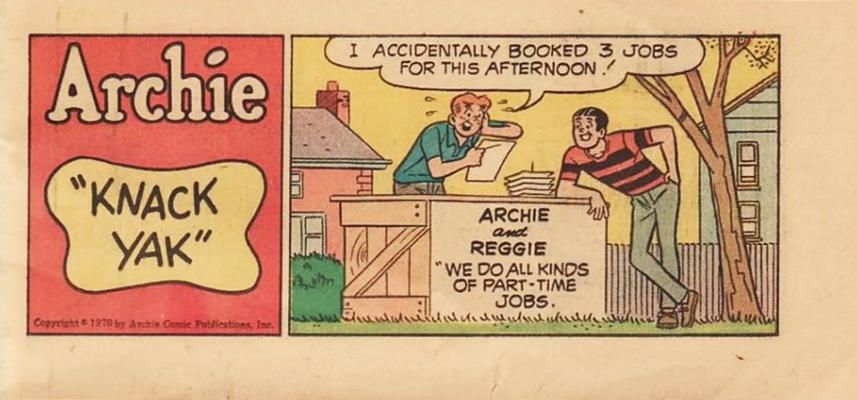 Archie Fairmont Potato Chip Giveaway #nn Comic