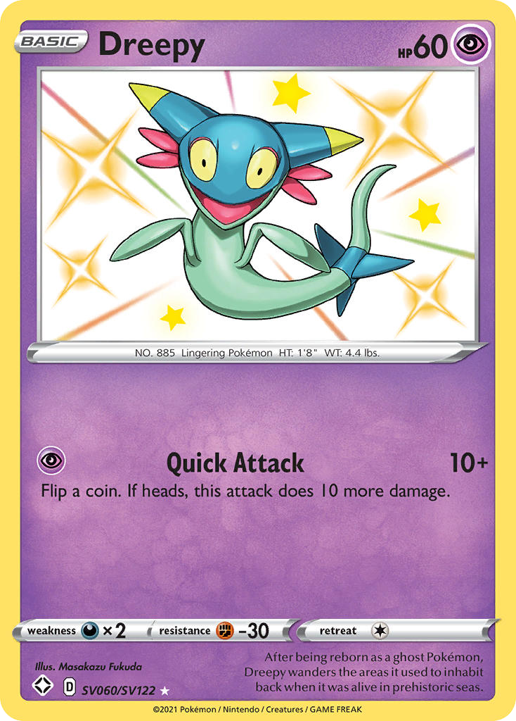 Dreepy (SV060) - Shining Fates Shiny Vault Pokémon Card